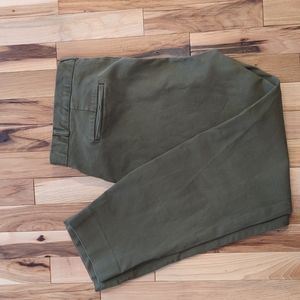 Banana Republic Sloan Pant size 14 Olive Green